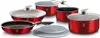 Set de casseroles en granit Berlingerhaus BH-1674 Burgundy Voir les images du produit 1