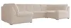 Sofa XXL U-Form Beige, Wohnlandschaft U Form mit Produktbild-Vorschau 5