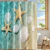 Duschvorhang mit Strandmotiv, Meeressterne Produktbild-Vorschau 1