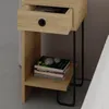 DECORTIE Sirius Modern Nachttisch Linkes Modul Eiche 30 x Produktbild-Vorschau 2