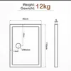 Aquamarin® Duschwanne - 110x80 cm, Superflach, Niedrig, Produktbild-Vorschau 6