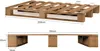 Lermowood Palettenbett 160 x 200 cm Eiche Holzbett Produktbild-Vorschau 3