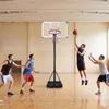 COSTWAY, canestro da basket da esterno con ruote, altezza Anteprima dell’immagine prodotto 2