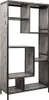 MASSIVMOEBEL24 Regal Mango 90x40x180 grau lackiert HEAVY Produktbild-Vorschau 3