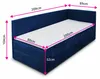 Boxspringbett Flame mit Bettkasten - Einzelbett mit Produktbild-Vorschau 6