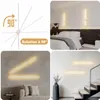 ZMH Wandlamp, binnen, LED, 60 cm, wit, modern design, lamp Productafbeelding-voorbeeld 12
