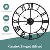HSXL - Große industrielle Wanduhr aus Metall - 60 cm - Produktbild-Vorschau 3