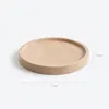 5er-Set Holzuntersetzer aus Buchenholz, 11 cm, unbehandelt, Produktbild-Vorschau 4