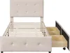 Fortuna Lai Polsterbett Doppelbett mit 2 Schublade Produktbild-Vorschau 7