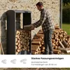 osoltus Brennholzregal Kaminholzregal Metall Anthrazit H Produktbild-Vorschau 8