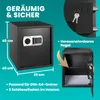 DEUBA® XXL Cassaforte Elettronica 35x40x40cm Doppi Bulloni Anteprima dell’immagine prodotto 3