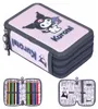 Piórnik potrójny z wyposażeniem Kuromi Pink Majewski Podgląd zdjęcia produktu 6