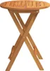 vidaXL Tavolo da giardino pieghevole naturale 60 x 60 x 72 Anteprima dell’immagine prodotto 5