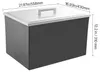Glacière encastrable SucceBuy (558 x 430 x 345 mm) en acier Voir les images du produit 8