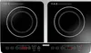 Die Unold Induktionskochplatte Doppel Elégance ist ein schwarzes Doppel-Induktionskochfeld mit zwei  Produktbild-Vorschau