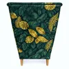 ANMIL Fauteuil, orenfauteuil in groen-goud, 80 x 103 x 88 Productafbeelding-voorbeeld 3