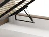 MOEBLO Polsterbett Bett 06 – Doppelbett mit gepolstertem Produktbild-Vorschau 7