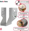 KOTARBAU® Sada 10 závesov na trámy 40 x 110 mm Závesy na Náhľad obrázku produktu 4
