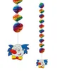 3 Bunte Rotorspiralen mit Clown 60cm Produktbild-Vorschau 4