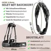 Esposita Einspännergeschirr "Anatomic" Schwarz Gr. X-Shetty Produktbild-Vorschau 3