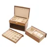 Coffret à bijoux avec 2 tiroirs coulissants en bois 3 Voir les images du produit 5