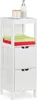 Relaxdays Badezimmerschrank, Landhausstil, HBT: 90 x 30 x Produktbild-Vorschau 1
