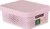 Curver Infinity Dots 11L Box mit Deckel rosa Produktbild-Vorschau 8