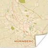 MuchoWow® Poster Karte - Nürnberg - Vintage - Karte 75x75 Produktbild-Vorschau 1