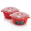 2 Stück Set Mikrowellenschüssel mit Deckel und Dampfventil Produktbild-Vorschau 1