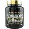 A black plastic container of Scitec Nutrition Big Bang pre-workout supplement with a gold lid, set against a white background. Produktbild-Vorschau