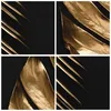 Poster - Poster ohne Rahmen - Golden Blatt Monstera - 60x60 Produktbild-Vorschau 8