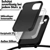 A diagram showing the layered construction of a phone case. Produktbild-Vorschau