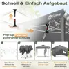 Sekey Faltpavillon 3x3 m Pop Up Gartenpavillon wasserdicht Produktbild-Vorschau 3