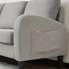 Abrihome L-förmig Ecksofa 3-Sitzer Sofa-166x118x77 cm mit Produktbild-Vorschau 4