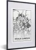 MuchoWow® Gerahmtes Poster Kuala Lumpur - Karte - Stadtplan Produktbild-Vorschau 1