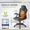 Juskys Racing Schreibtischstuhl Montreal (orange) - Gaming Produktbild-Vorschau 7