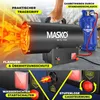 MASKO® Termoventilatore a gas, riscaldatore a gas, cannone Anteprima dell’immagine prodotto 3