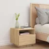 A bedside table next to a bed. Anteprima dell’immagine prodotto