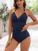 Dámske tankini - Postavu formujúce plavky - Elegantné so Náhľad obrázku produktu 7