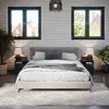 A bedroom scene with a bed, nightstands, and windows. Náhled obrázku produktu