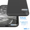 A close-up marketing image showing a phone case with a diagram indicating its protective features. Produktbild-Vorschau
