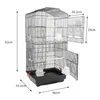 Vogelkäfig Vogelvoliere Vogelhaus Vogelkäfig 46×35×92cm Produktbild-Vorschau 4