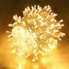 A close-up, tightly wound ball of warm white LED string lights. Produktbild-Vorschau