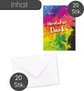 younikat Danksagungskarten - 20 Klappkarten mit Innentext Produktbild-Vorschau 4