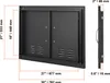 SucceBuy BBQ-Zugangstür, 762 x 533 mm, doppelte Produktbild-Vorschau 8