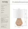 Stolní lampa Lignea Lux z juty v boho stylu, 60 W - Náhled obrázku produktu 7