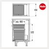 Hailo Triple XL 450 - poubelle encastrée 55 l gris foncé Voir les images du produit 4