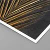 Poster - Poster ohne Rahmen - Blatt golden schwarz - Produktbild-Vorschau 2