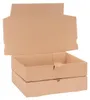 An open cardboard box with its lid lifted. Produktbild-Vorschau
