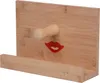 UNUS Brillenständer aus Bambus, Brillenhalter, mit Lippen Produktbild-Vorschau 1